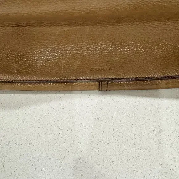 COACH BLEECKER LEGACY LEATHER COURIER BAG BRASS CIGAR F71070 - Picture 3 of 11